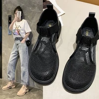 womens net boots hollow boots fashion martin boots thin thin boots women summer thin breathable mesh sandals single shoes