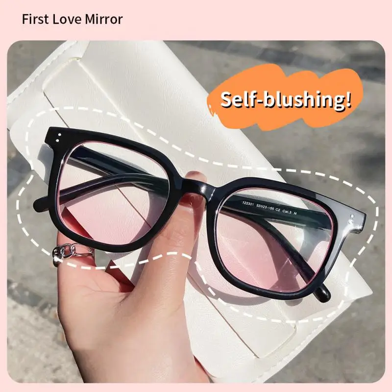 

2022 Fashion Women Square Glasses Plain Glasses Full Frame Glasses For Girl Radiation Protection Optical Glasses Round Frame New