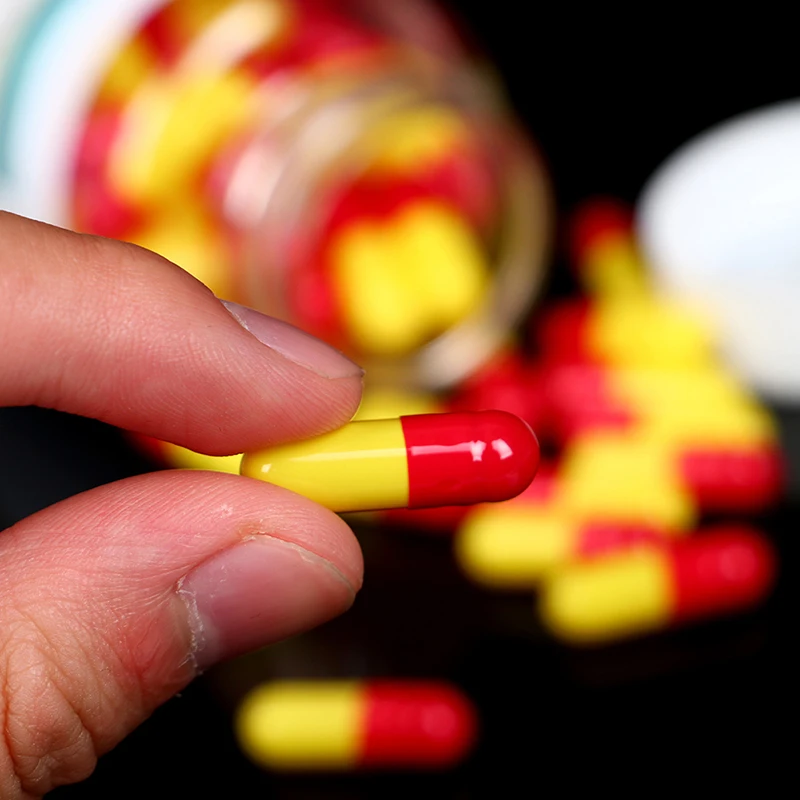 100 шт. Пустые твердые желатиновые капсулы лекарственные 0 # Прозрачные пустые