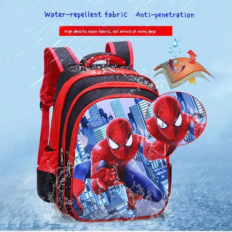 Новый рюкзак серии комиксов Marvel школьный с изображением Человека-паука и Бэтмена