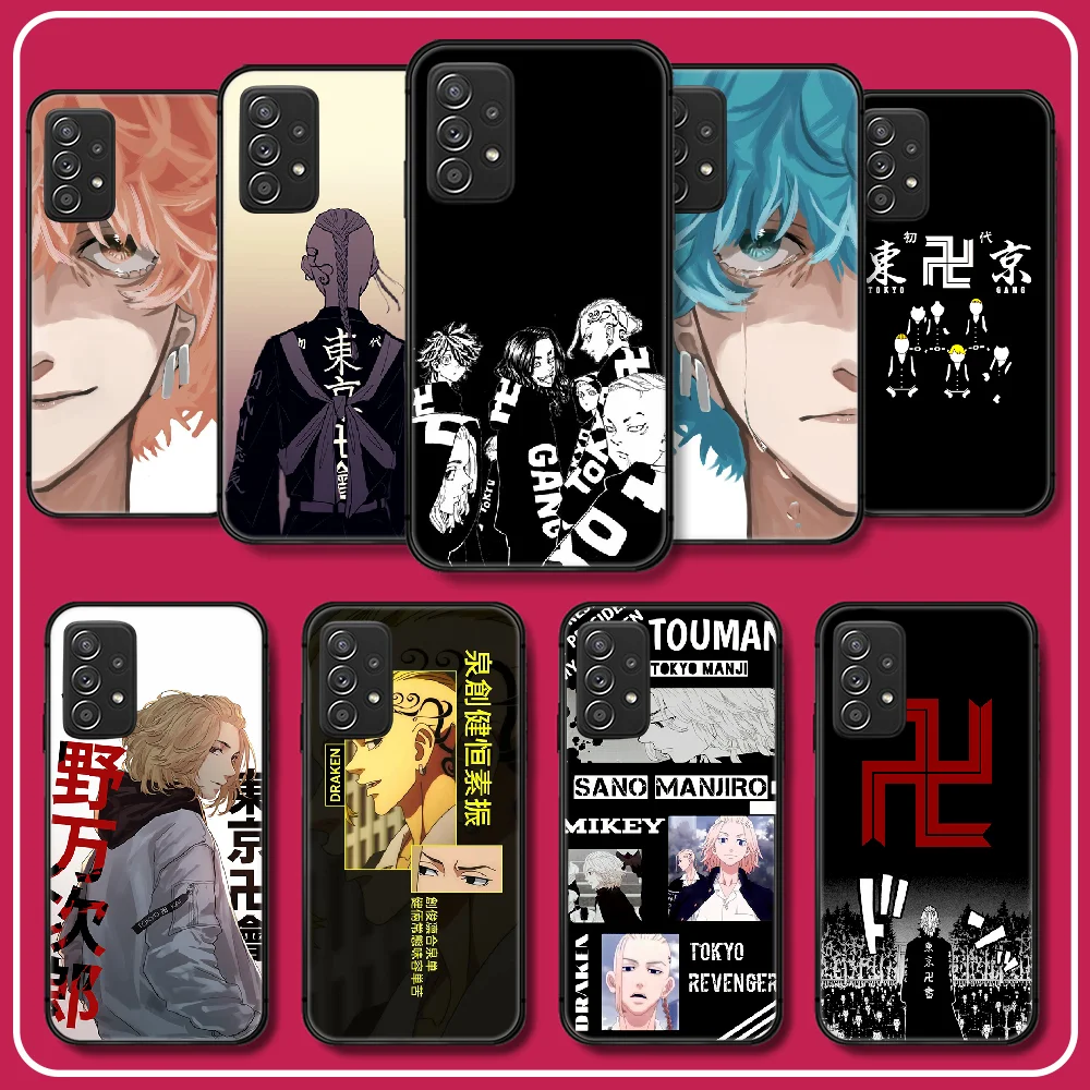 

Tokyo Revengers Silicone Phone Case For Samsung Galaxy Note A 10 12 13 32 33 50 51 52 53 S 10 20 21 22 23 FE Plus Ultra Cover