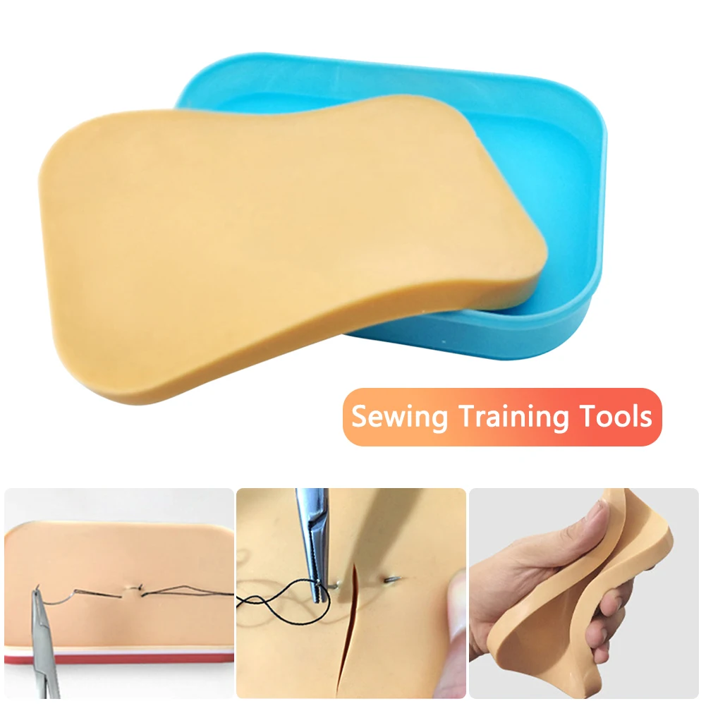

Simulation Skin Wound Practice Model Silicone Acupuncture Module Tattoo Suture Training Pad Tool for Doctor Nurse Student