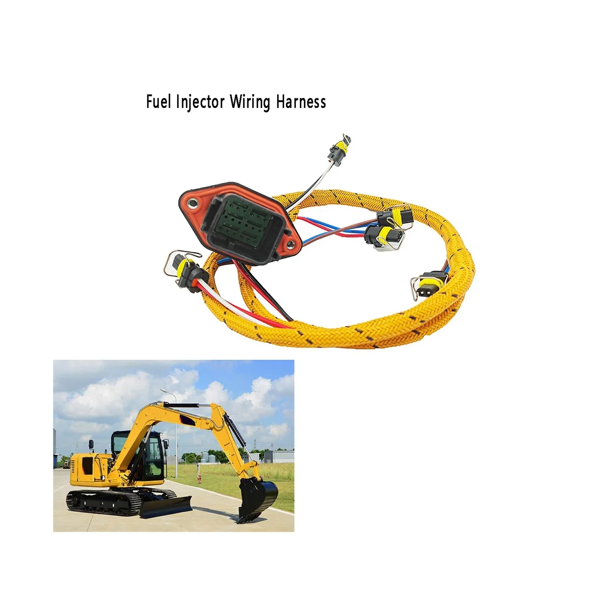 Жгут проводов для топливного инжектора C7 жгут ЭКСКАВАТОРА CAT C9 E330D E336D E320D 320C 323D 325