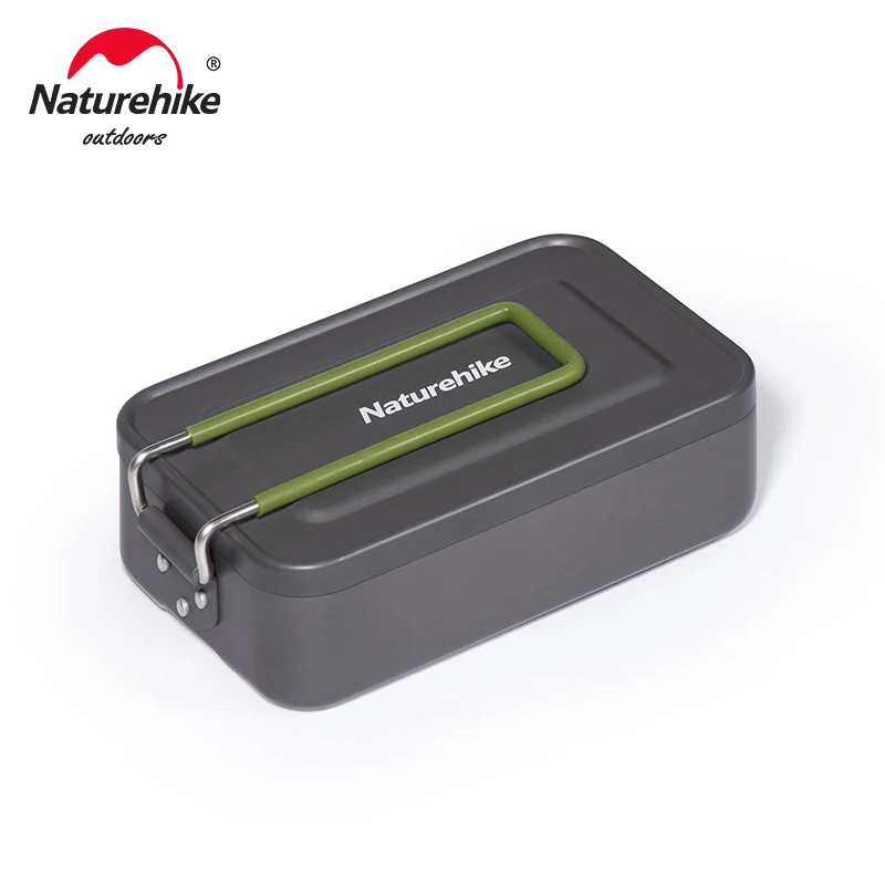 

Naturehike Ланч-бокс, алюминиевая коробка Bento, походная посуда для кемпинга, столовая посуда, коробка для путешествий, пикника, Bento Box, принадлежно...