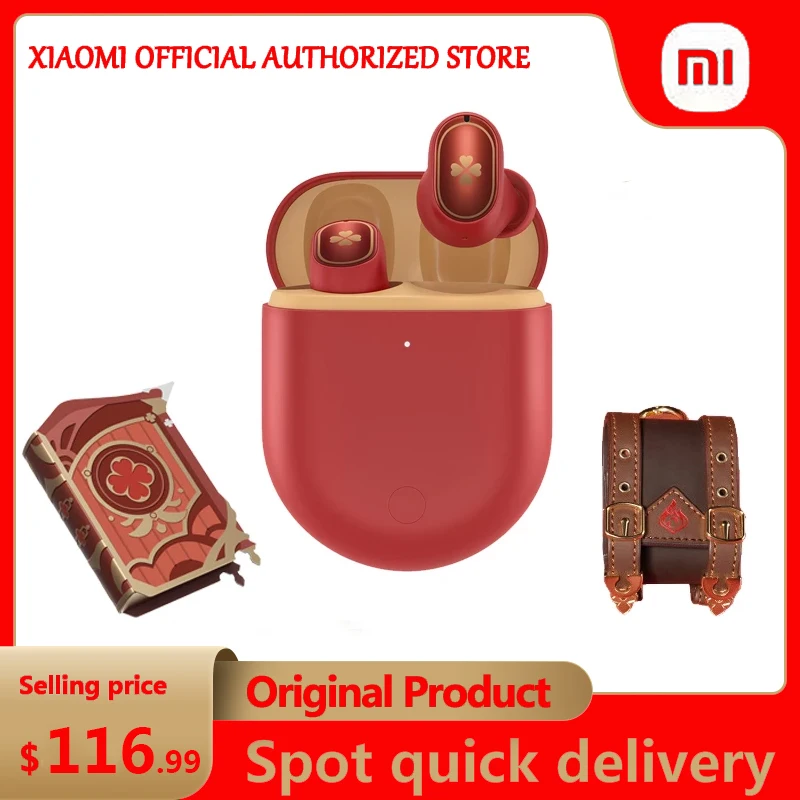 Официальные наушники Genshin Impact Xiaomi Klee оригинальные Redmi Airdots 3 Pro Bluetooth