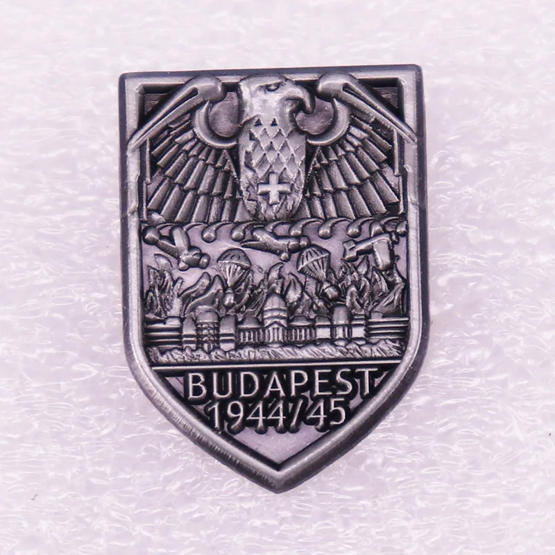 

Iron Cross Insignia Eagle Shield Accessory Television Brooches Badge for Bag Lapel Pin Buckle Jewelry Gift For Friends