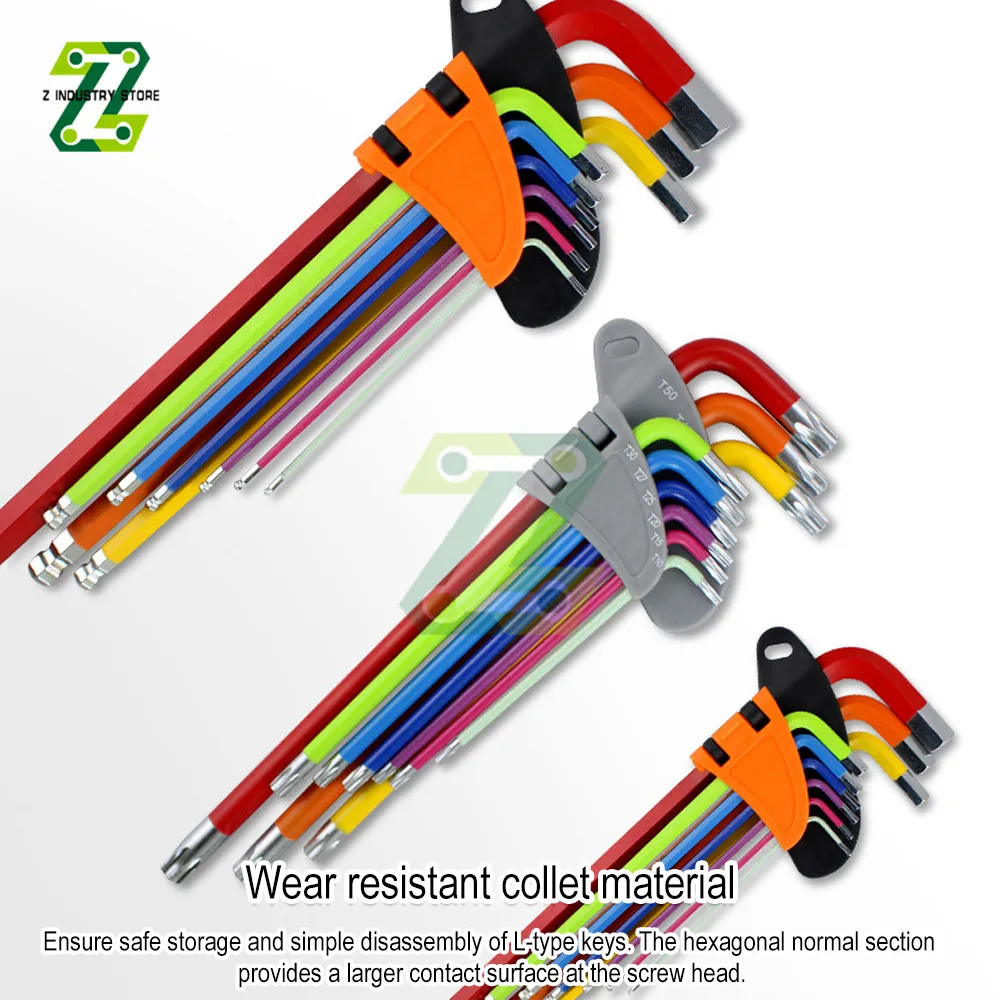 

9 шт./набор, шестигранный гаечный ключ