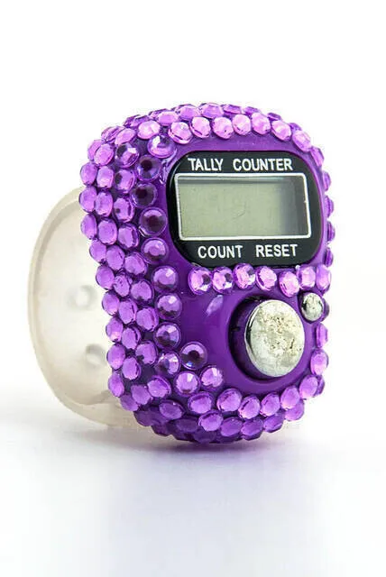 

IQRAH Gemstone Zikirmatik-Digital Ring-Purple Color