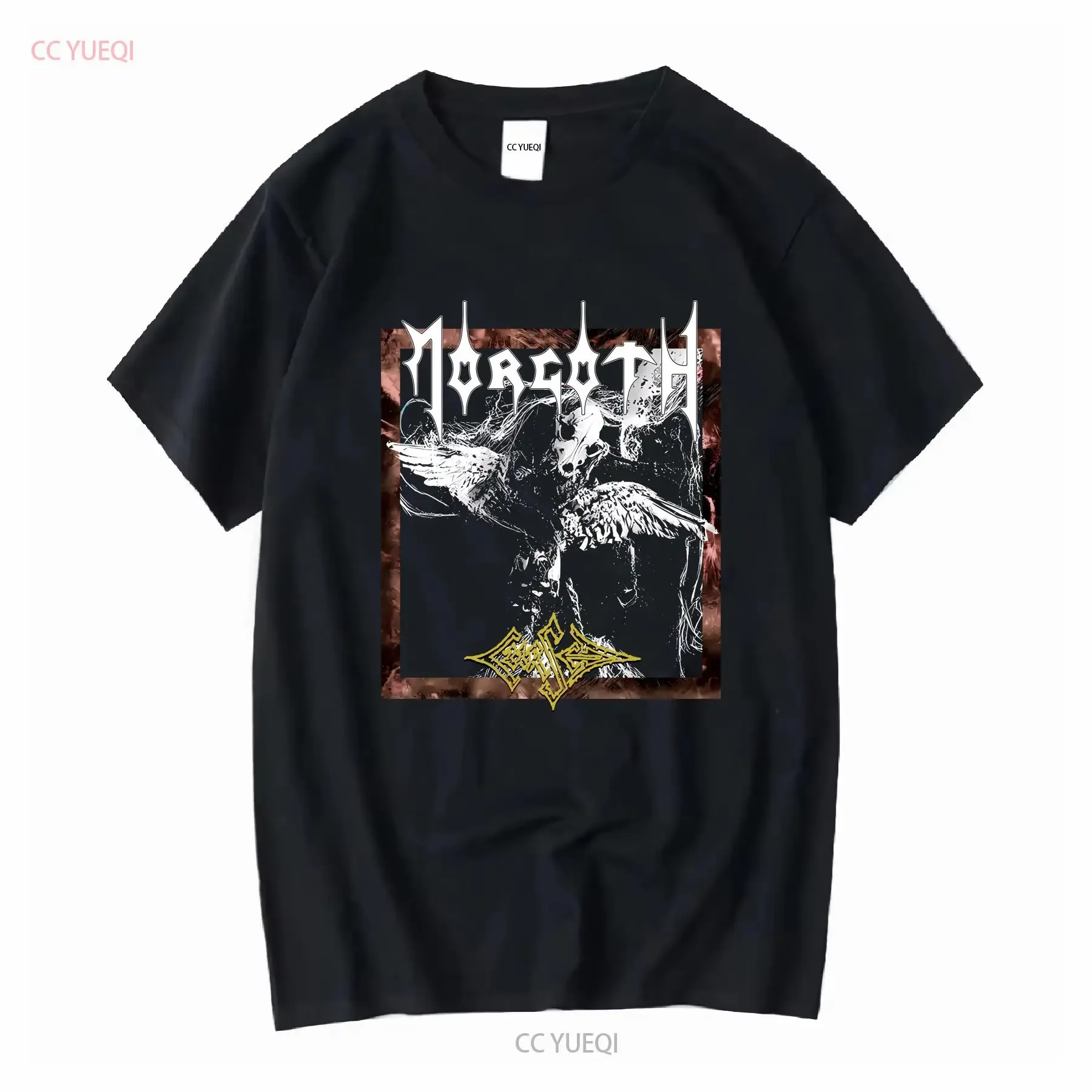 Фото Morgoth Рубашка в питомнике Размер средней длины с рукавами винтажная стираная дышащая уличная одежда Удобная стильная мягкая унисекс универсальная №1