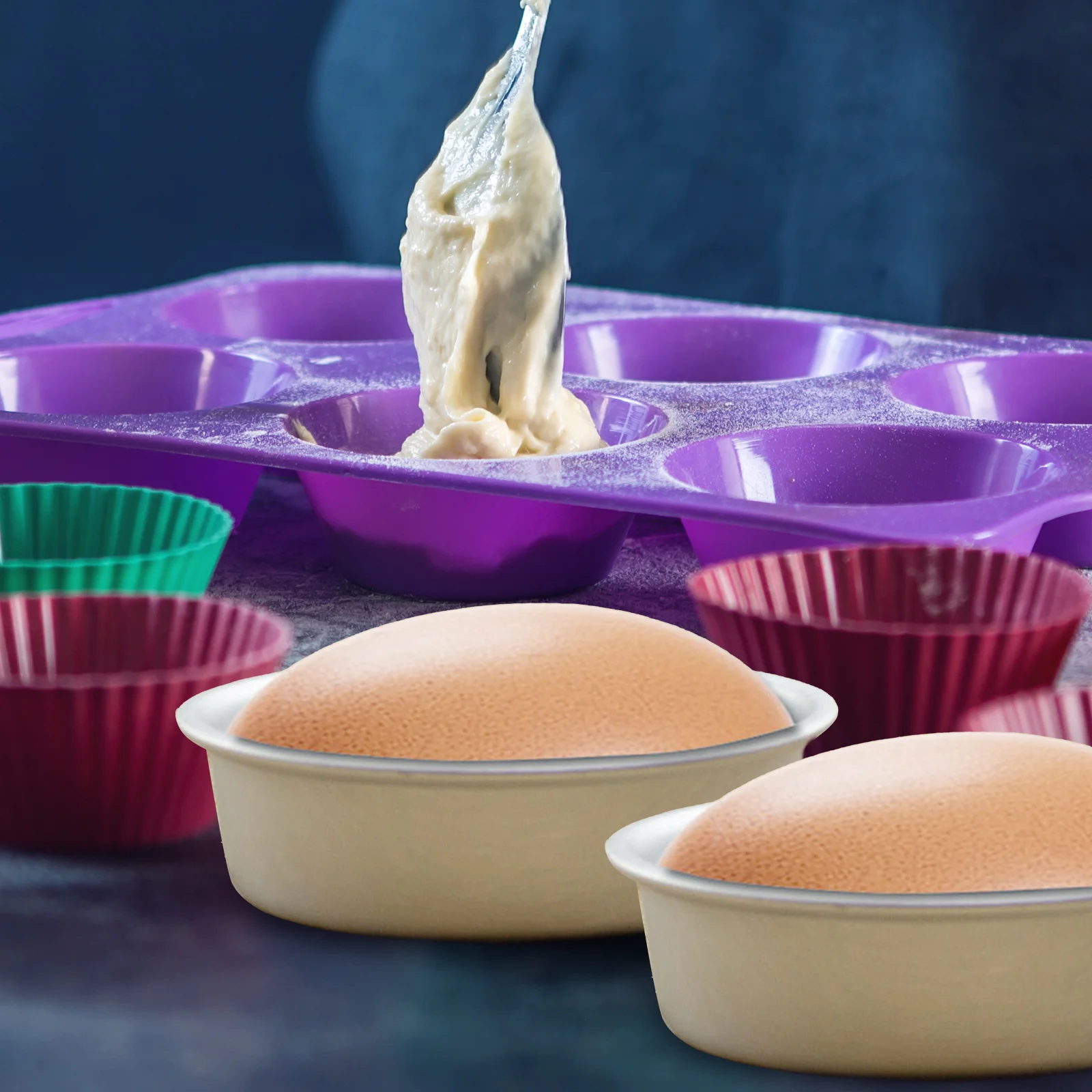 10 Pcs Oval Mold Cake Baking Pan Tart Plate Heat Quickly and Evenly Mini Flan Molds for Small Pans