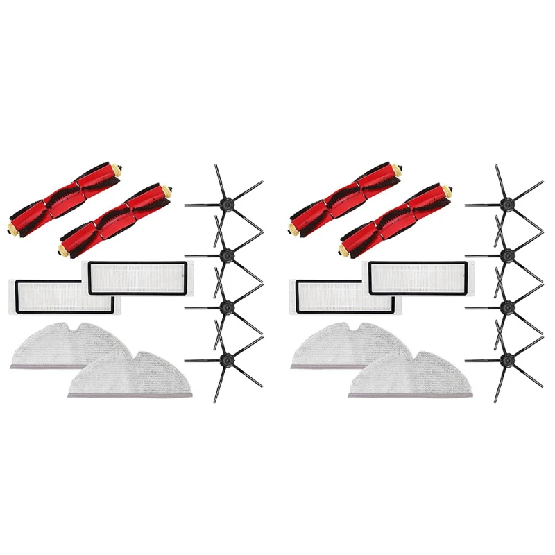 

24 шт., запасные части для робота-пылесоса Xiaomi Roborock E4 S6 Maxv S6 Pure S4 Max S5 S5 Max T6