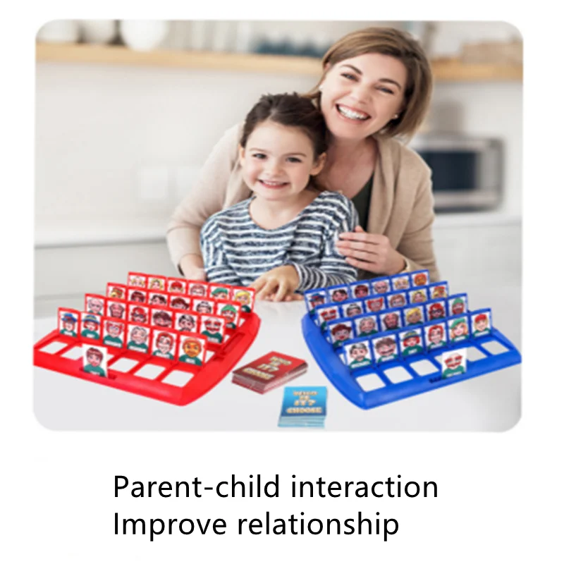 

Parent-Child Interaction Early Education Guess Who I Am Children's Toys New Puzzle Characters Logical Reasoning Board Game