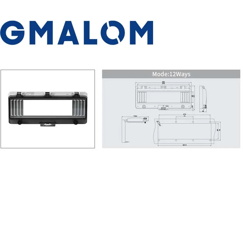 Водонепроницаемая распределительная коробка из поликарбоната 2/3/4/5/6/8/10/12/13/16 способов