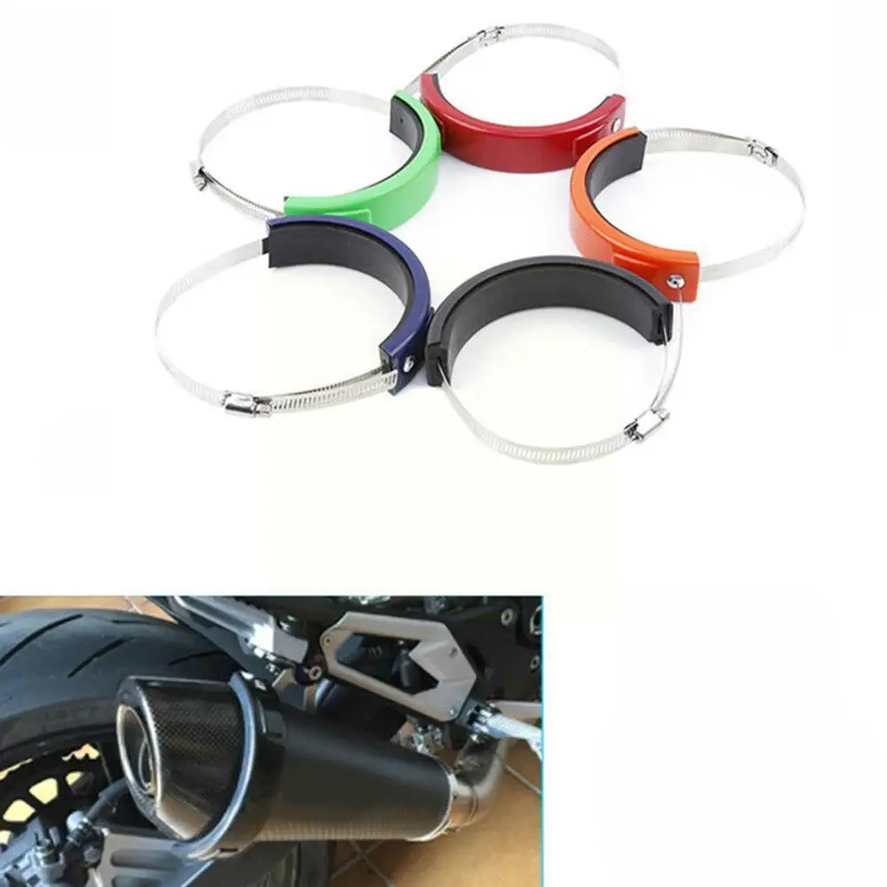 

Universal Motorcycle Exhaust Protector 100mm-140mm Round Cover Can Oval Exhaust Cover Guard Z5N6
