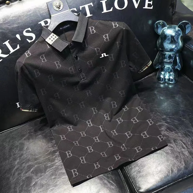 

2023 New Maben Golf Wear Men Summer Golf Malbon Golf Shirt Men's Golf Clothing Men Golf Shirt Men Golf Wear Short Sleeved Golf