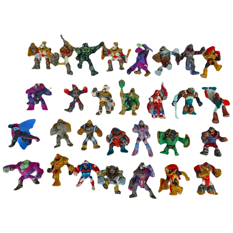 

4-30Pcs Gormiti Giochi Preziosi Monster Soldier Hero Element Warrior Knight PVC Figure Collectible Model Toy Gift For Kid Child