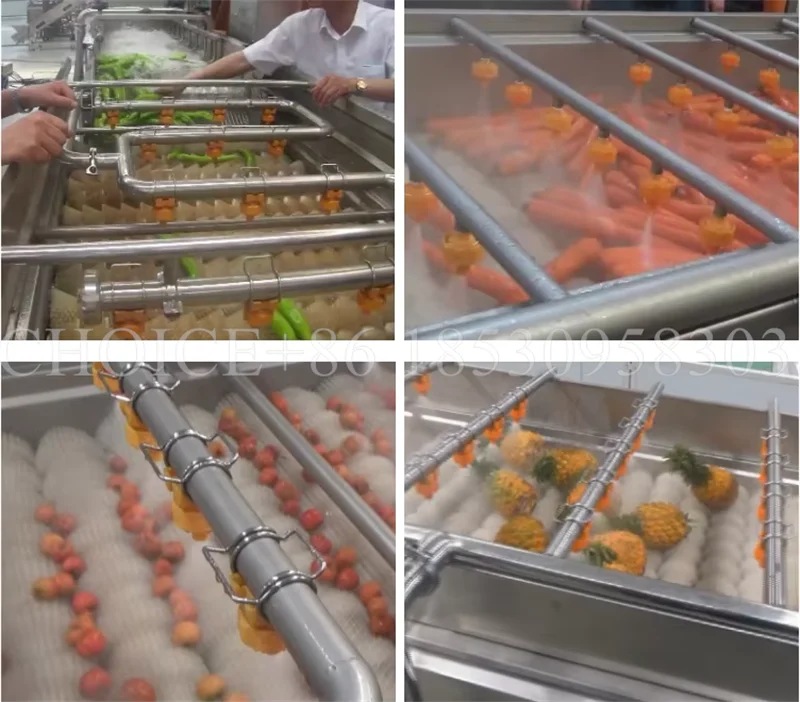 Роликовая щетка большой емкости имбирь кокос мясо пищевая промышленная