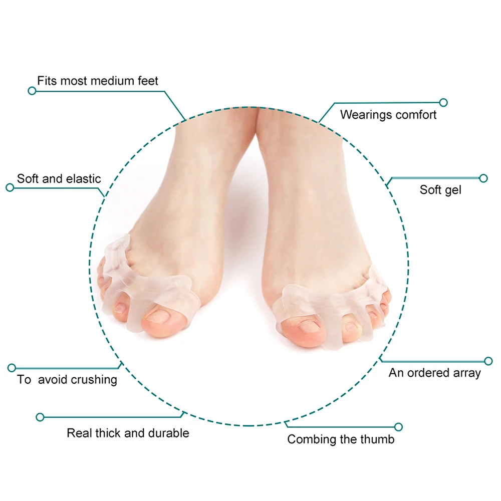 Ортопедические Изделия для пальцев ног гелевый разделитель растягиватель