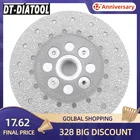 DT-DIATOOL 1 шт. 58-11 фланец двухсторонний вакуумный паяный алмазный режущий и шлифовальный диск для камня мрамора гранита бетона