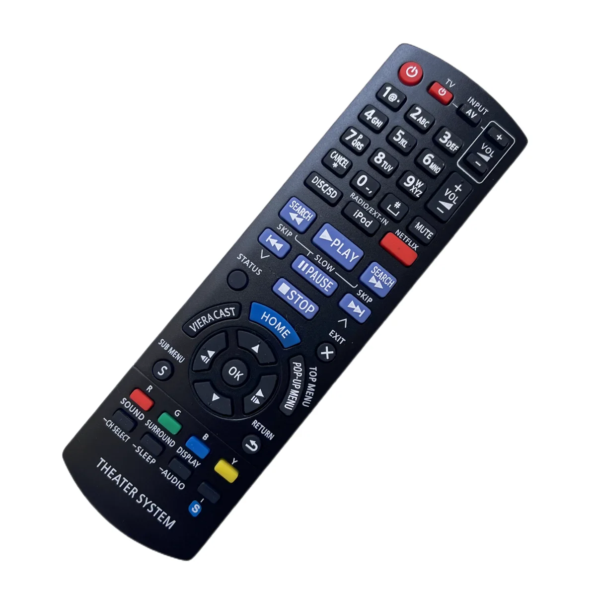 Пульт дистанционного управления для Panasonic N2QAYB000727 SC-BTT282 BTT282EB BTT195 BTT196 BTT590 BTT262 BTT370 BTT770 BTT190 DVD-система для кинотеатра