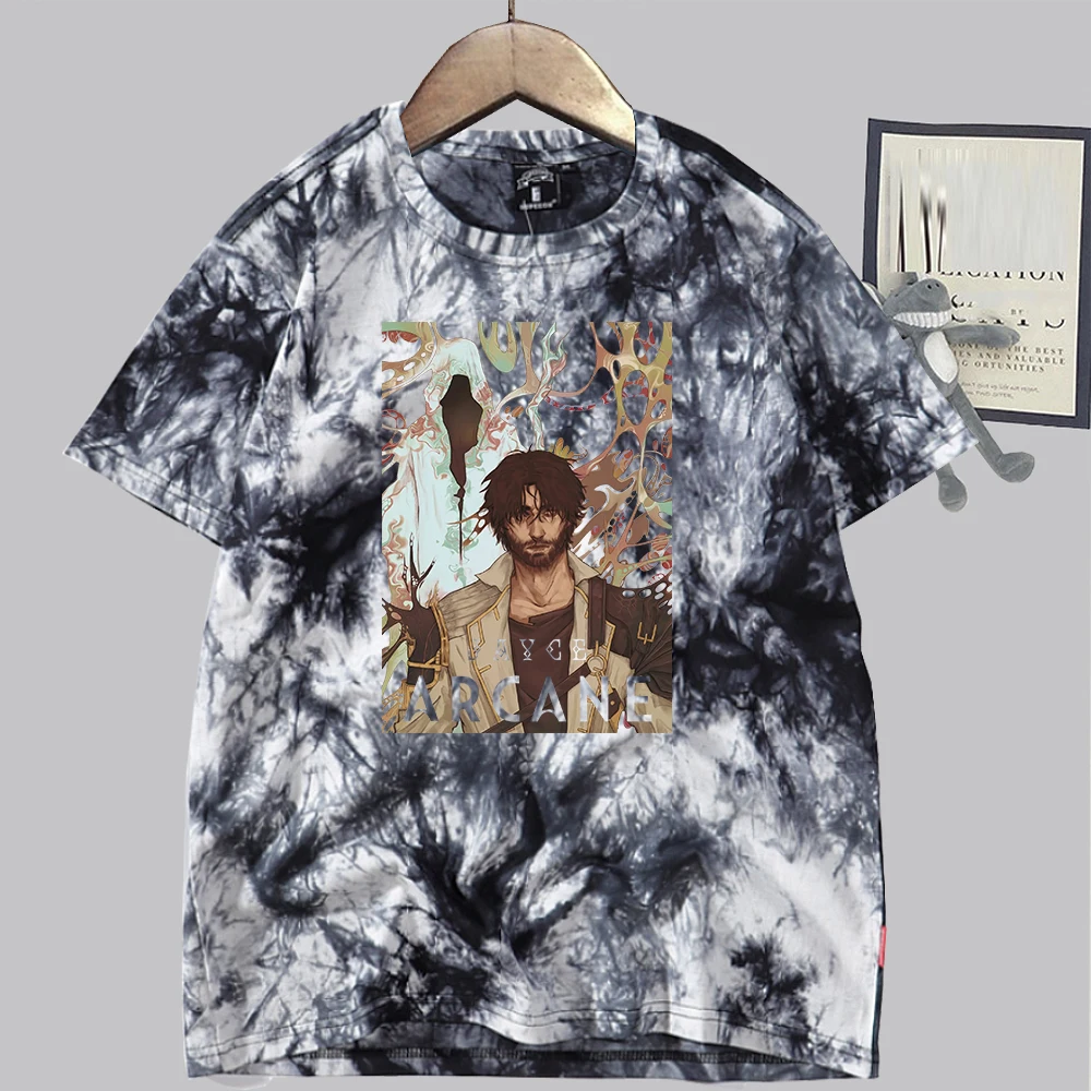 Футболка унисекс с круглым вырезом Arcane Jayce Graffiti