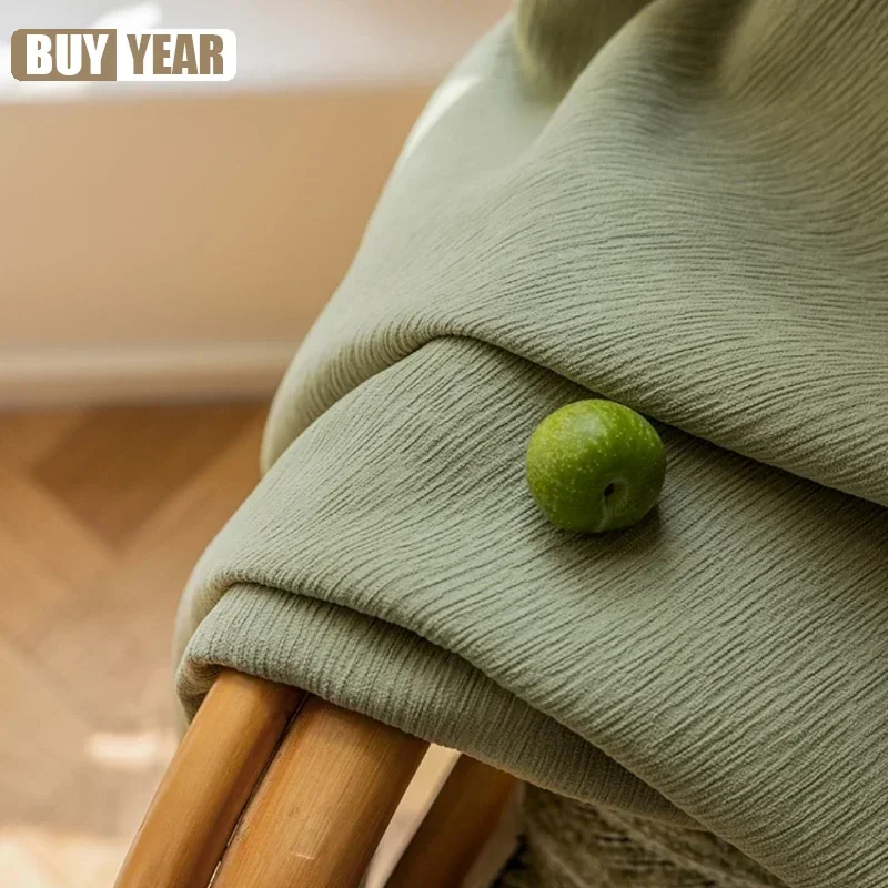 Шенильные фланелевые минималистичные шторы для гостиной столовой спальни