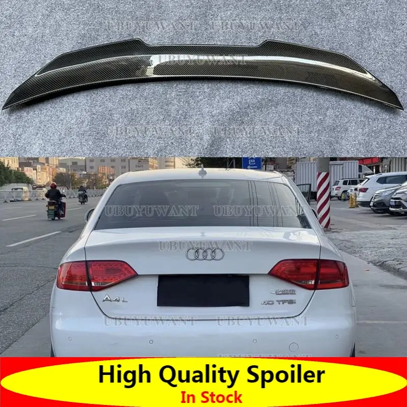 

PSM Style Carbon Fiber Rear Trunk Spoiler For Audi A4 B8 Sedan 2008 - 2011 Year Car Rear Wing Spoiler (Not Fit Sline S4 RS4)