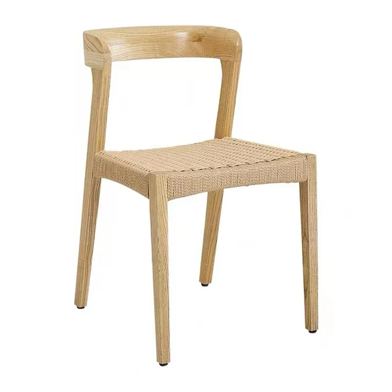 Эргономичные удобные деревянные обеденные стулья для балкона или свадьбы