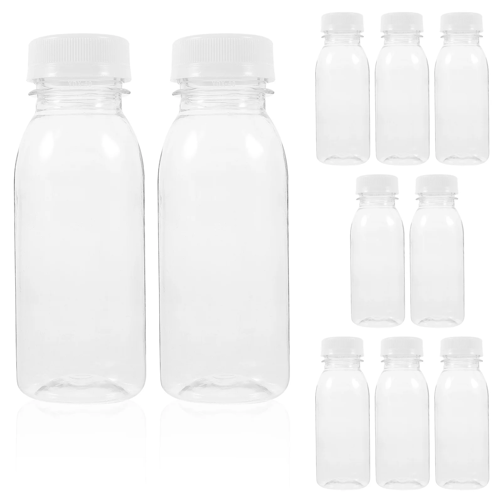 

Bottles Bottle Milk Juice Water Plastic Container Clear Drink Pitcher Beverage Lid Empty Containers Storage Yogurt Caps Smoothie