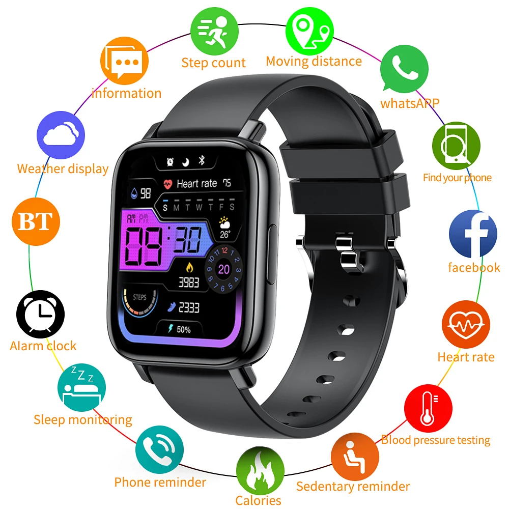 Smartwatch for Women IP68 Waterproof HD Screen Bluetooth Call Mesasge Reminder Smart Sports Watch Men Health Fitness Tracker |