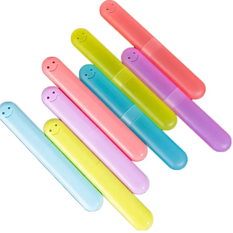 Caixa De Escova Dentes Excelente Portátil Viagem Caminhadas Acampamento Titular Caso Tubo Capa Proteger Toothpaste Holders