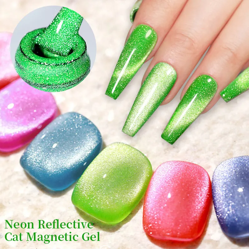 MTSSII 7ml Neon Rubber Base Gel Color Nail Gel Bright Color Varnish Nail  Polish