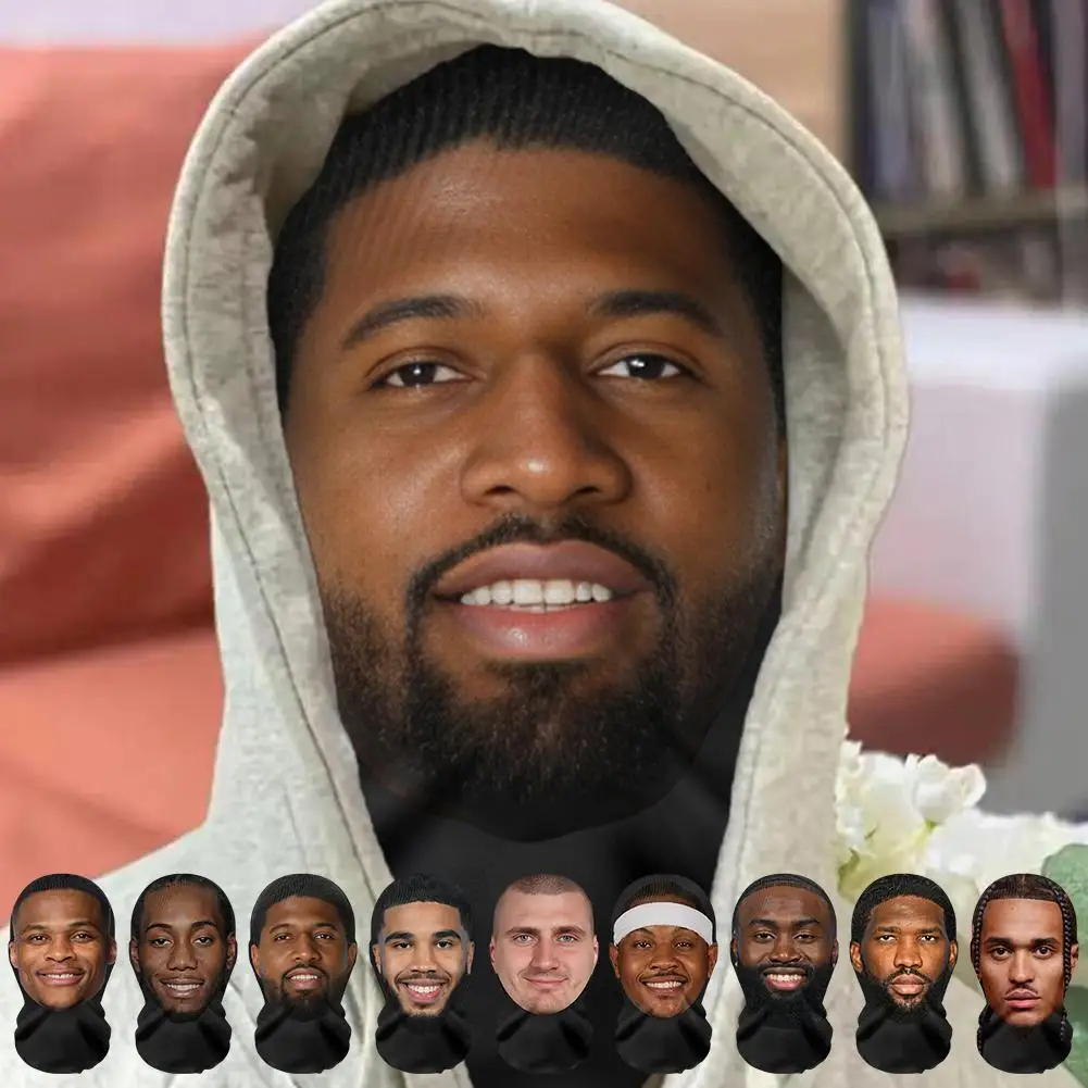 Визуальная маска на все лицо с 3D принтом