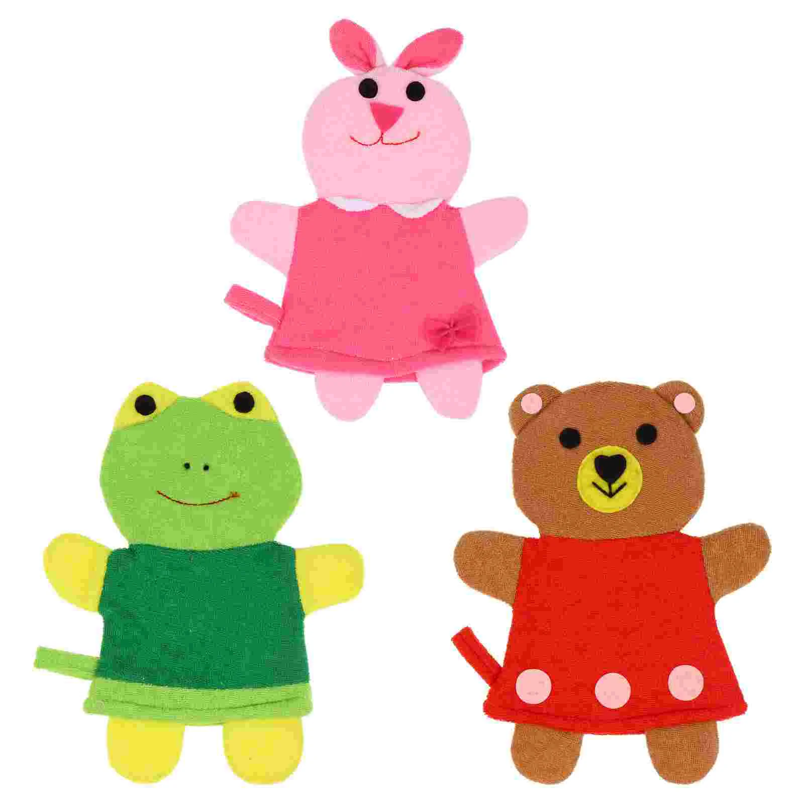 

3 Pcs Children's Bath Brush Toys Babies Kids Shower Baby Sponge Scrubber Polyester Fiber Toddler Newborn