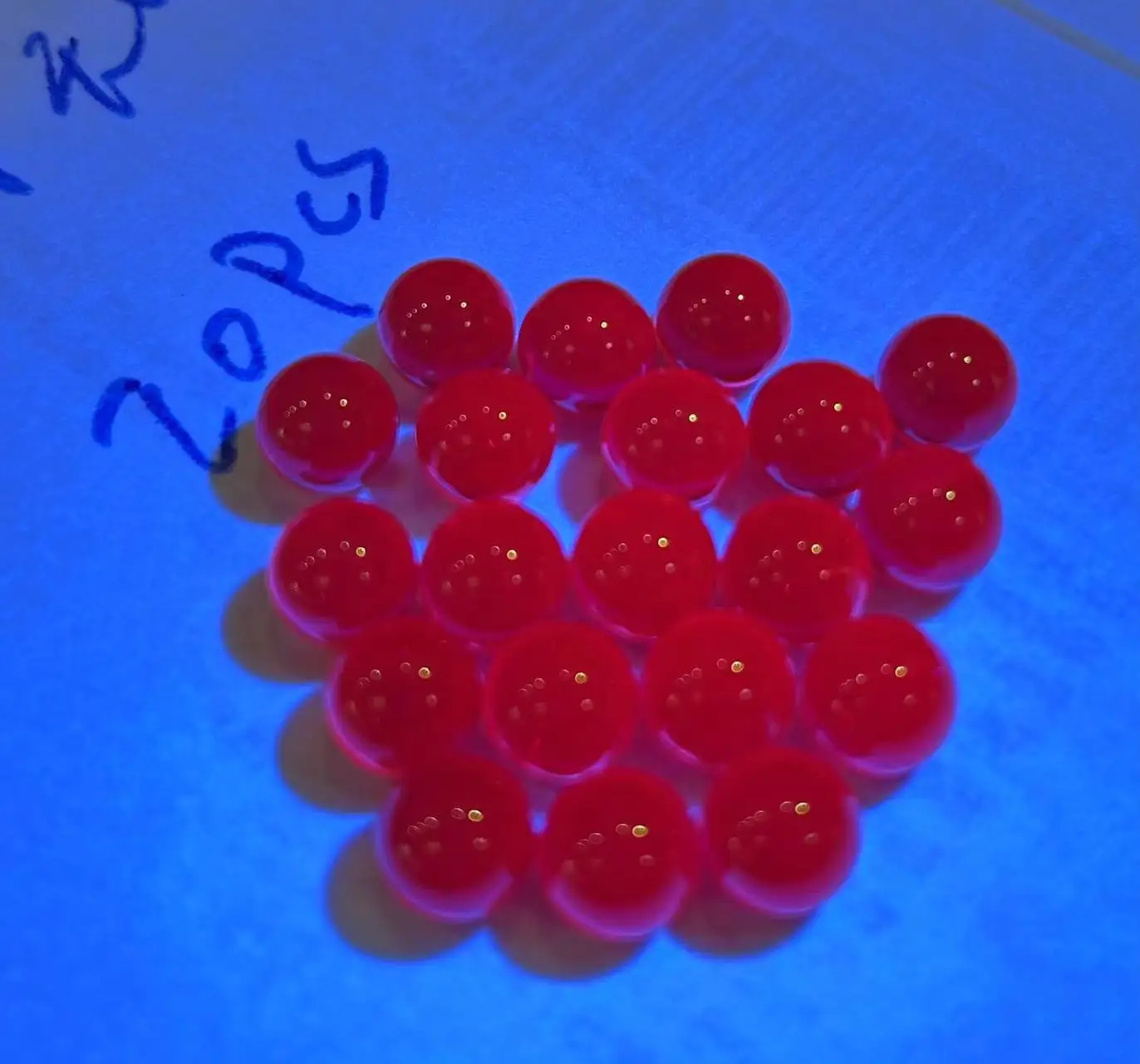 Класс 5А рубиновый шар промышленный № 5 красный непробиваемый корундовый без