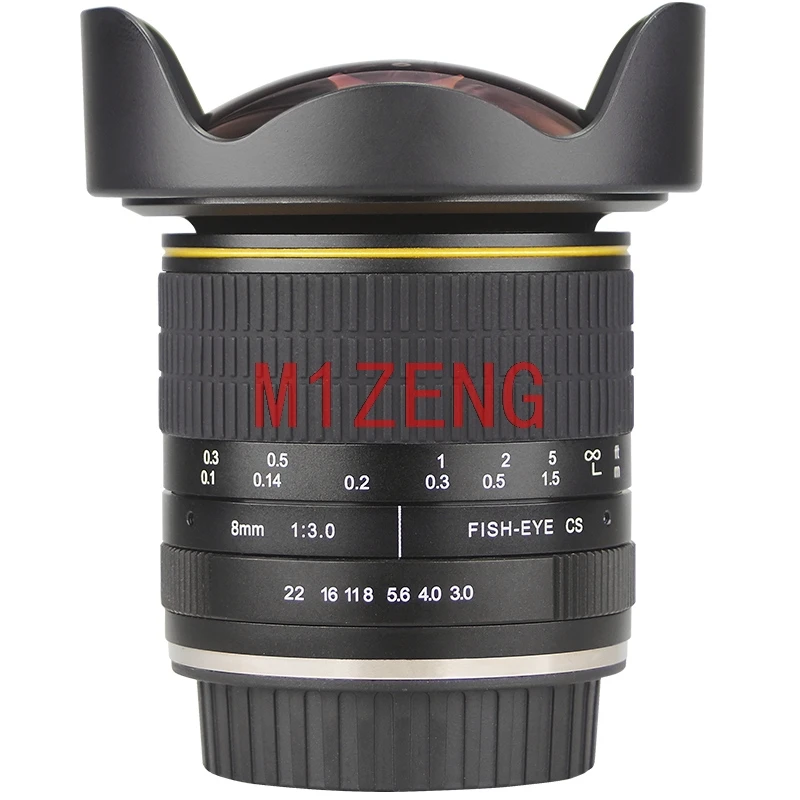 

8mm F3.0 Wide Fisheye Manual Prime LENS for canon 60d 80d 90d nikon D90 D300S d500 d750 D7100 D5300 D3200 APS-C camera
