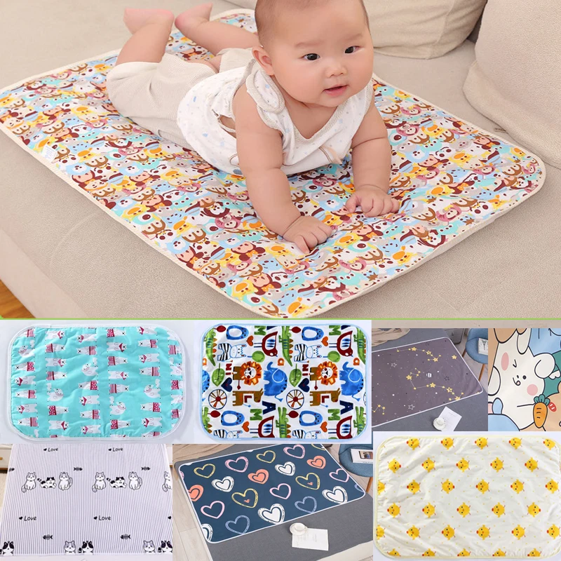 

Детские подгузники, Многоразовые водонепроницаемые хлопковые подгузники для смены, детские подгузники, подгузники для новорожденных с рисунком, напольные подгузники, детские подгузники