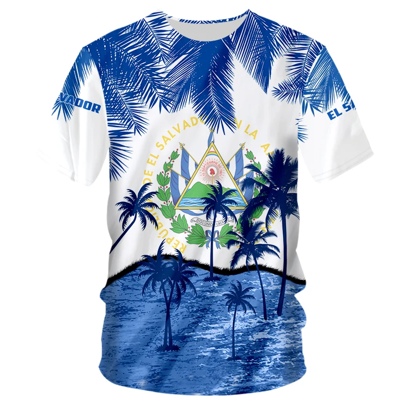 Spain Flag Print T Shirt For Men Fashion Leisure O-neck Short Sleeve Tops High Quality Oversized T-shirt Summer Streetwear Tees
