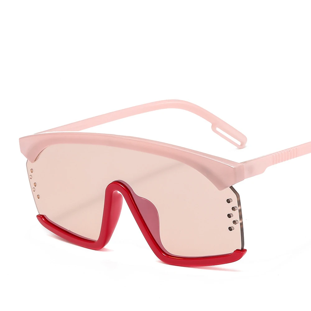 

Vintage Oversized Sunglasses Women Brand Designer Big Frame Square Sun Glasses UV400 Sun Protection Shades Women Plastic Goggle