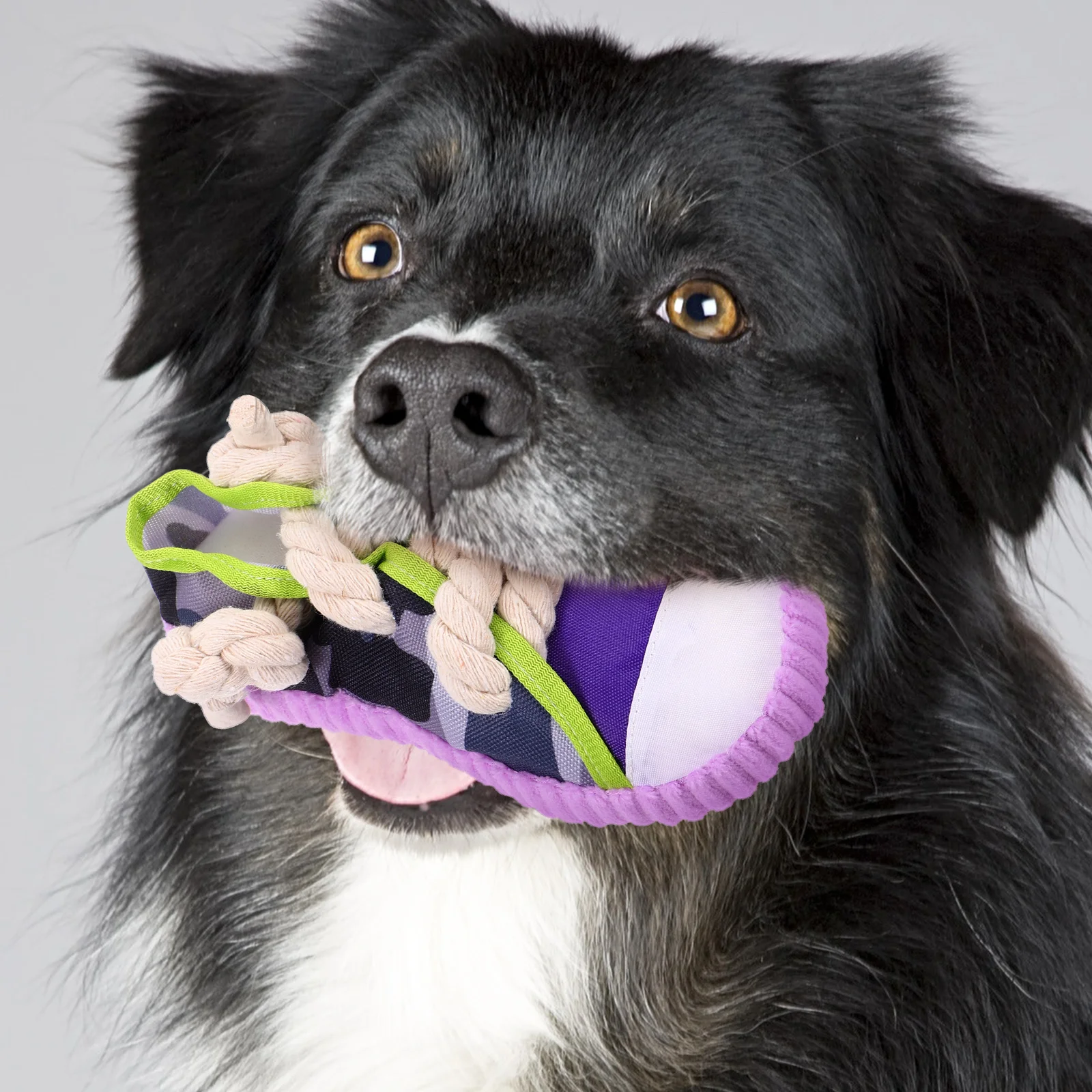 

Pet Slippers Toy Shoe Shaped Toys Stripe Small Dog Squeaky Chew Cotton Rope For Dogs Animal