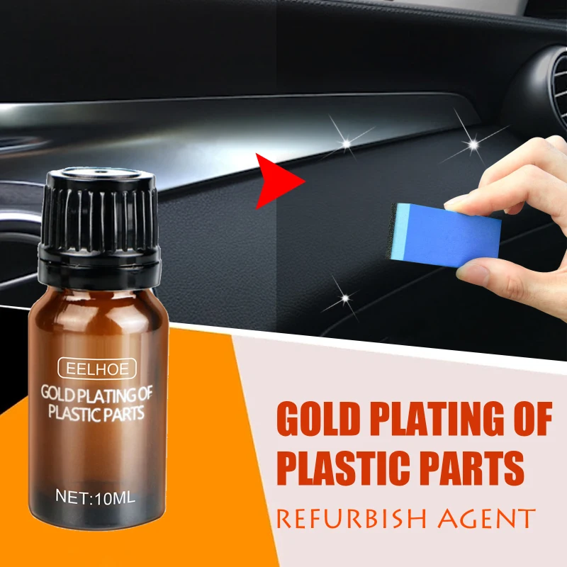 Car Plastic Parts Refurbish Agent 10ml Coating Paste Maintenance Cleaner Cleaning Agent / Curing Agent Car Wash & Maintenance
