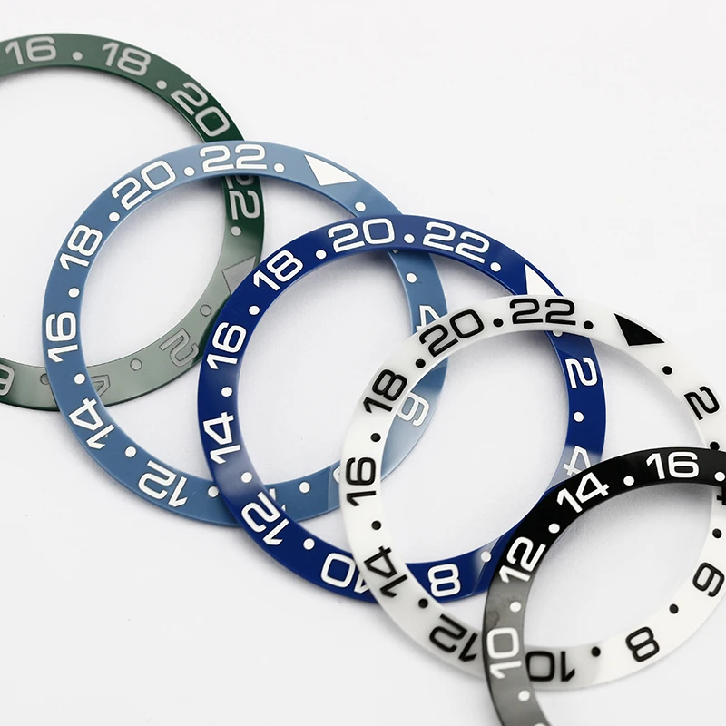 38 мм наклонный керамический безель Pepsi Sprite GMT часы для дайвинга 40 мужские заменить