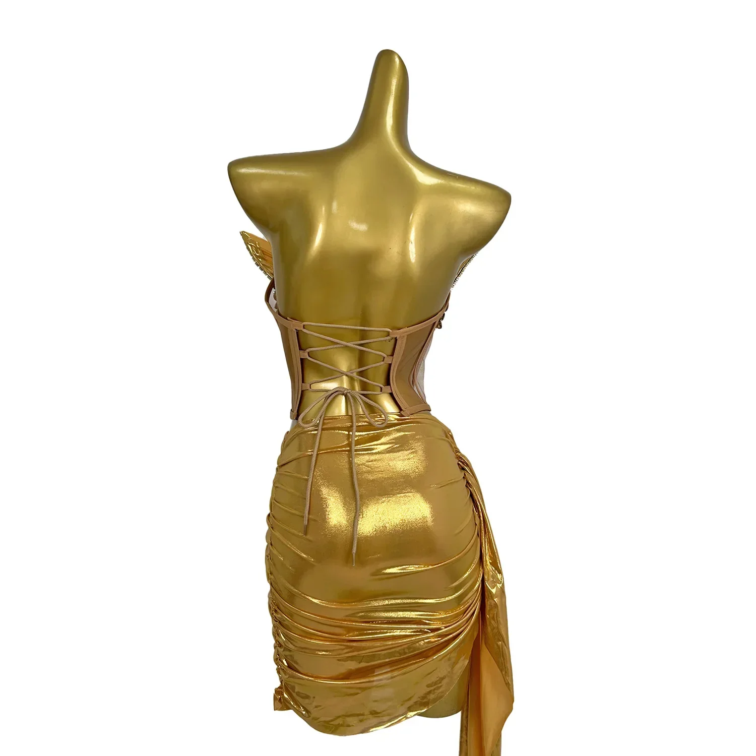 Женское облегающее платье для выпускного вечера пикантный комплект из топа с