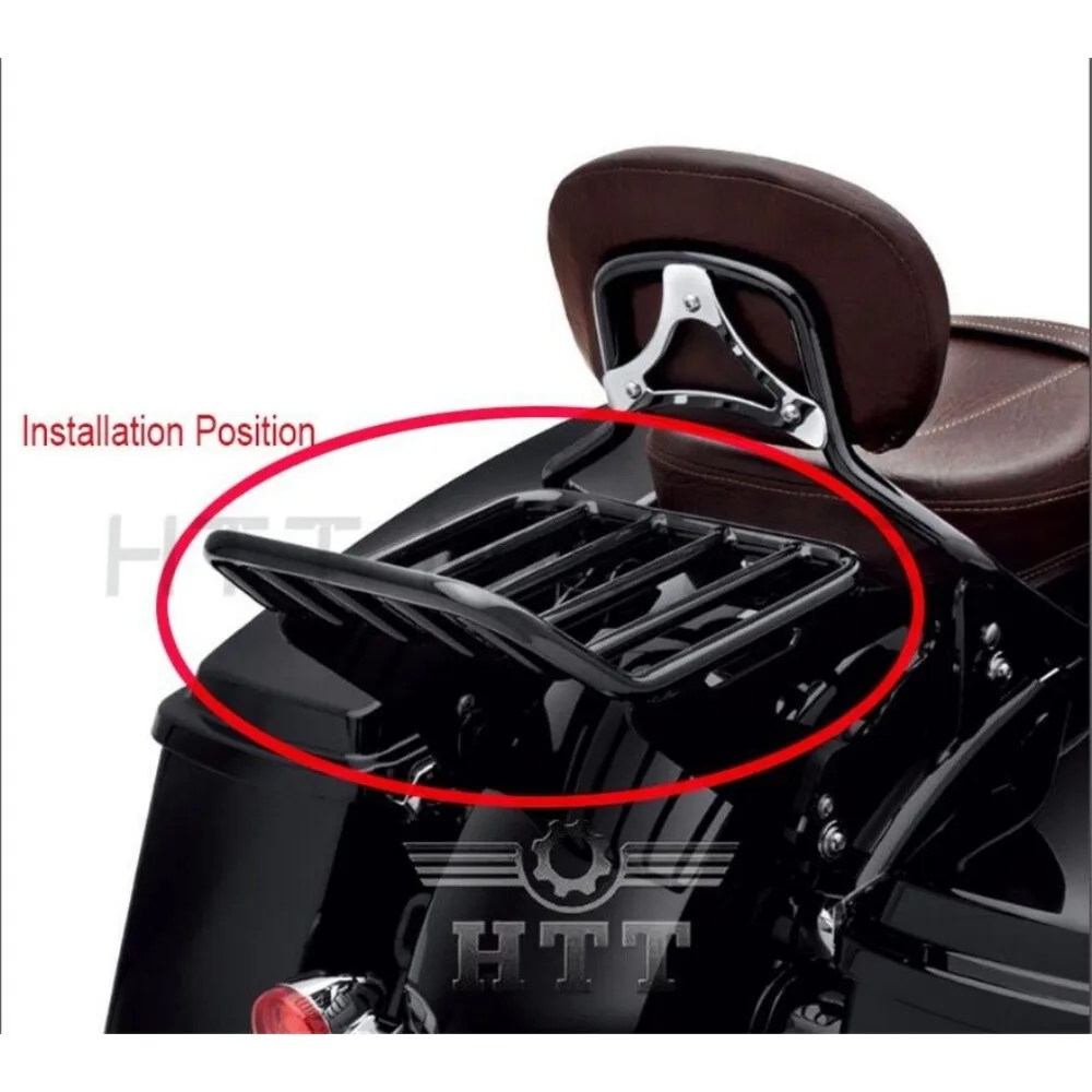 Съемная багажная стойка для Harley Davidson Touring Street Glide Road King Ultra Limited 2009-2019 аксессуары