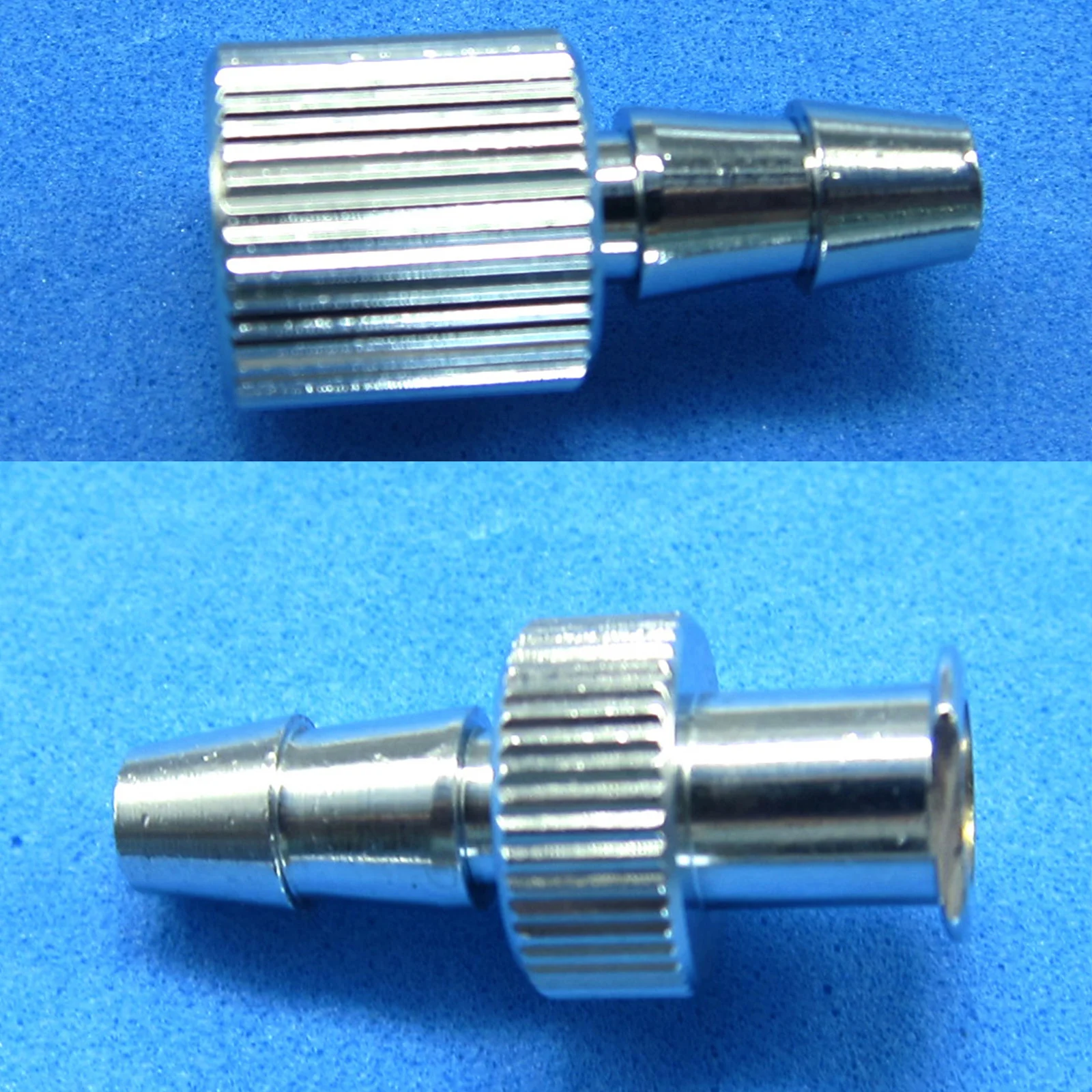 

1 Pair Luer taper Universal Metal Airway Connector, NIBP Cuff Connector, Air Hose Tube Adapter