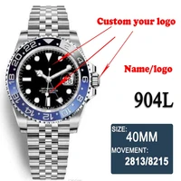diy custom logo automatic mechanical watch 904l stainless steel luminous waterproof aaa luxury watches men sports watches