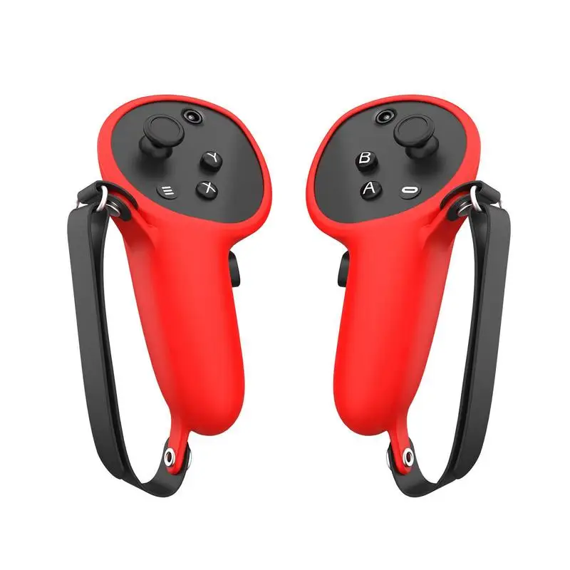 

For OculusQuest Pro Touch VR Controller Grips Silicone Adjustable Reinforced Handles Anti-Throw Non-Slip Controller Protector