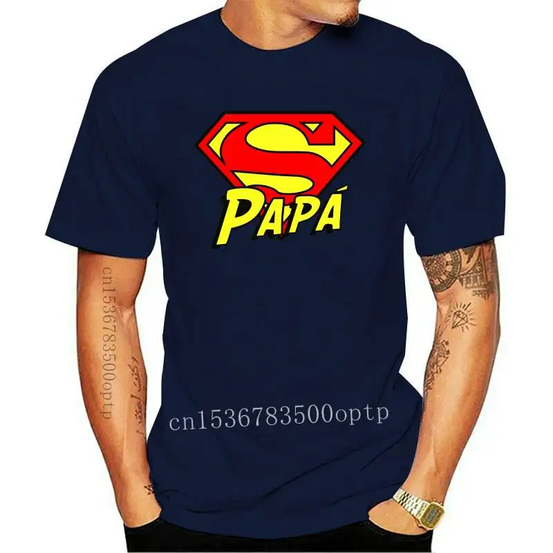 

Ropa de hombre, camiseta, Superdad, Uperman, Día del пожалуйста, красивый подарок.