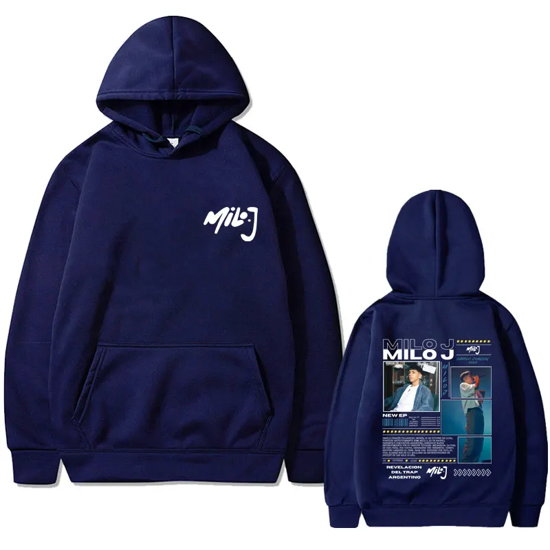 Rapper Milo J 511 Music Album Graphic Hoodie Men Women Fashion Hip Hop Oversized Sweatshirt Men's Fleece Cotton Hoodies Pullover