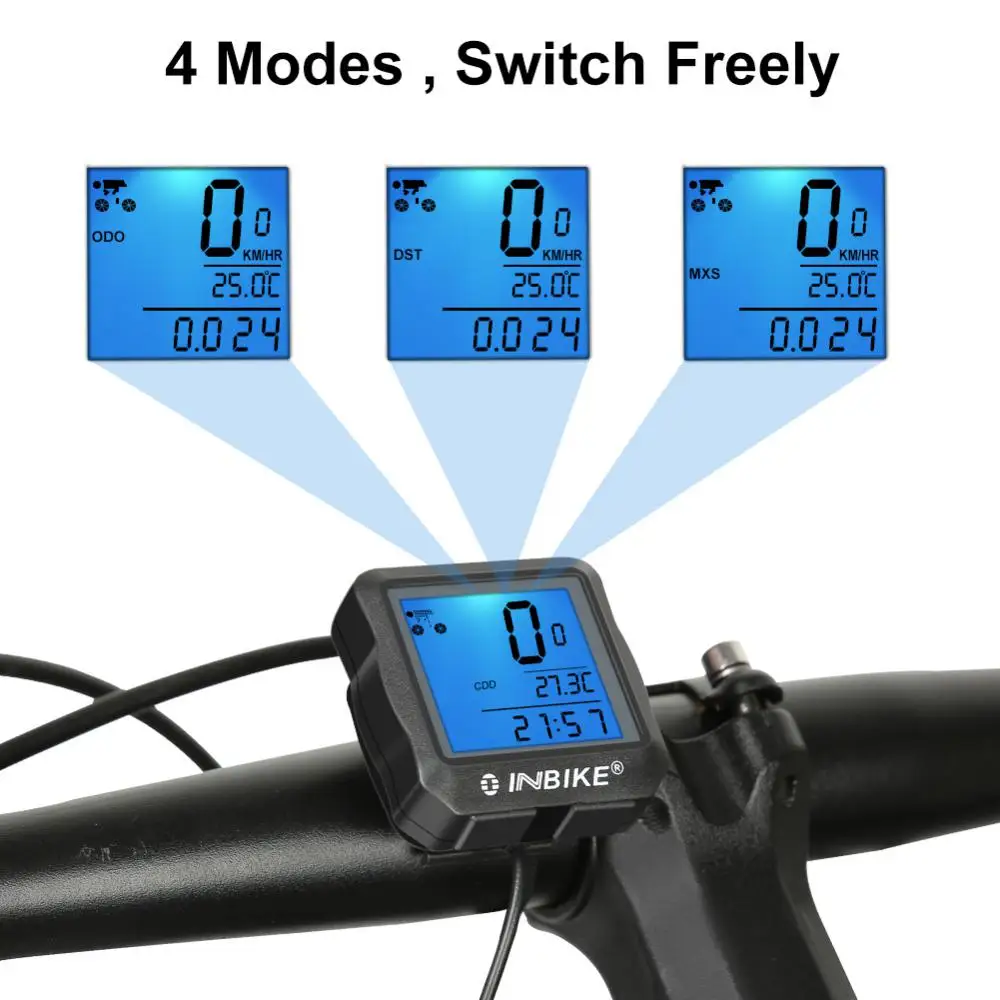 Велосипедный компьютер INBIKE IC005 водонепроницаемый велосипедный одометр